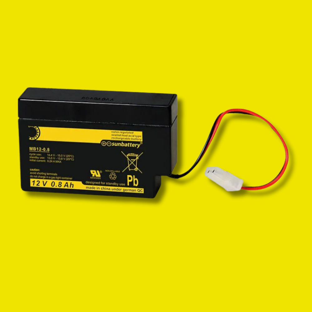Sun Battery Bleiakku MB12-0.8 - 12V 0,8Ah - Smakku