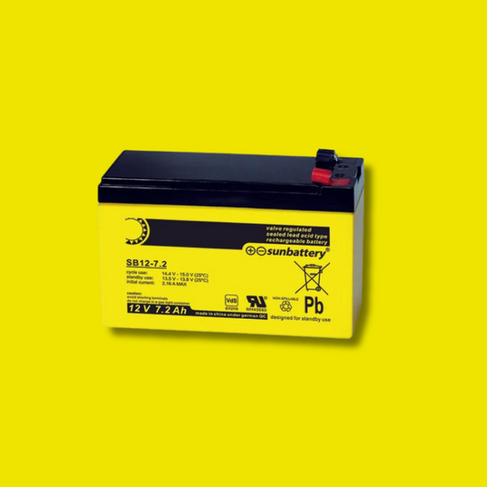 Sun Battery Bleiakku SB12-7.2 - 12V 7,2Ah - Smakku