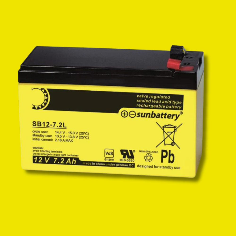 Sun Battery Bleiakku SB12-7.2L - 12V 7,2Ah - Smakku